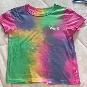 tie dye VANS tee shirt